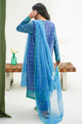 Zellbury | Unstitched 3 Piece Lawn | Shirt Shalwar Dupatta - 1417 - House Of Hania