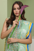 Zellbury | Unstitched 3 Piece Lawn | Shirt Shalwar Dupatta - 1419 - House Of Hania