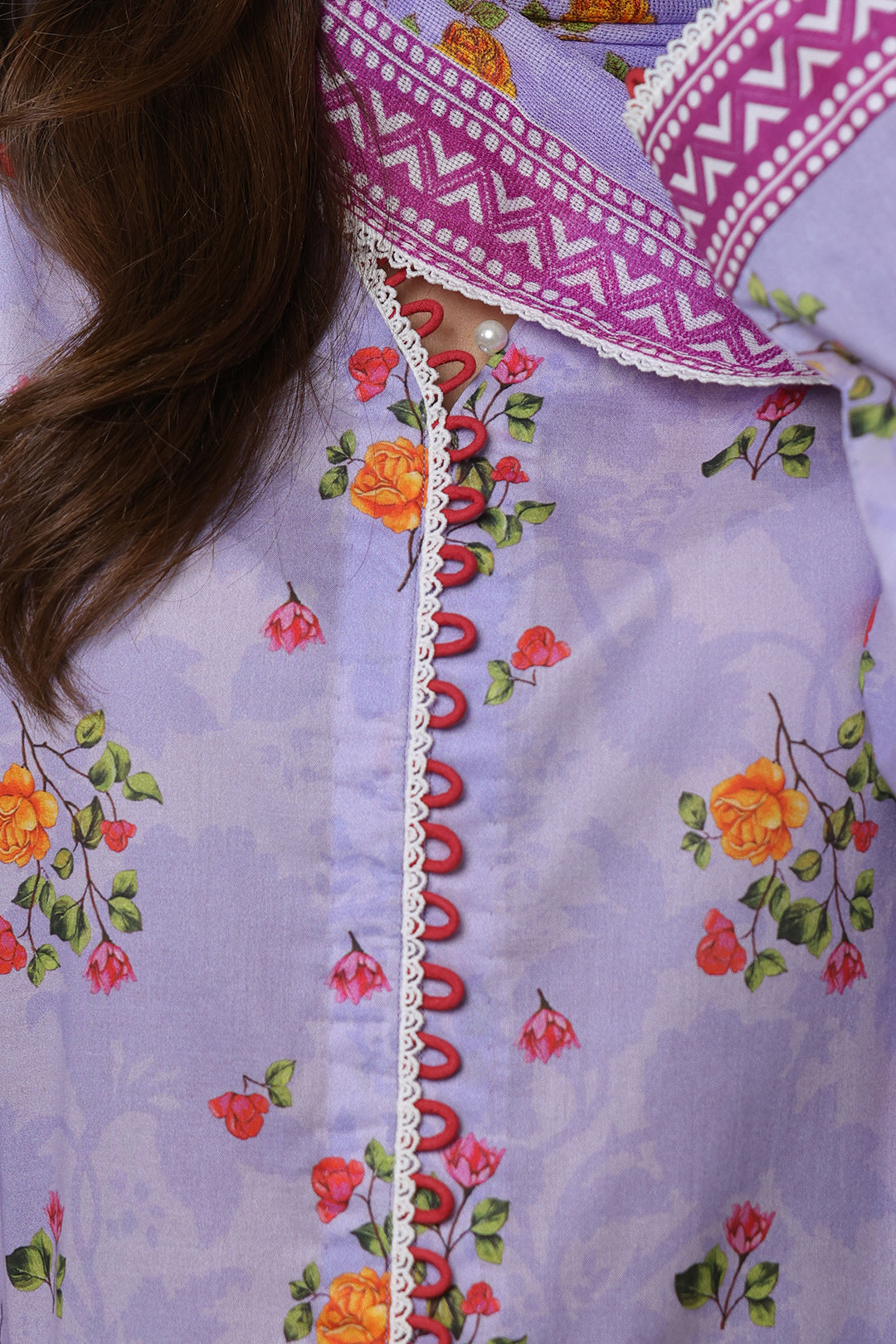 Zellbury | Unstitched 3 Piece Lawn | Shirt Shalwar Dupatta - 1420 - House Of Hania