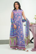Zellbury | Unstitched 3 Piece Lawn | Shirt Shalwar Dupatta - 1501 - House Of Hania