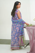 Zellbury | Unstitched 3 Piece Lawn | Shirt Shalwar Dupatta - 1501 - House Of Hania