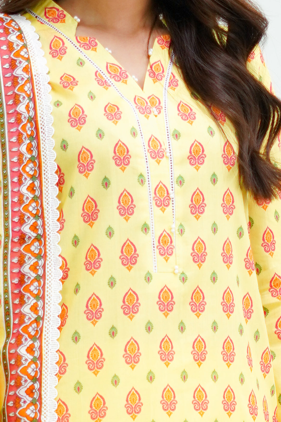 Zellbury | Unstitched 3 Piece Lawn | Shirt Shalwar Dupatta - 1503 - House Of Hania