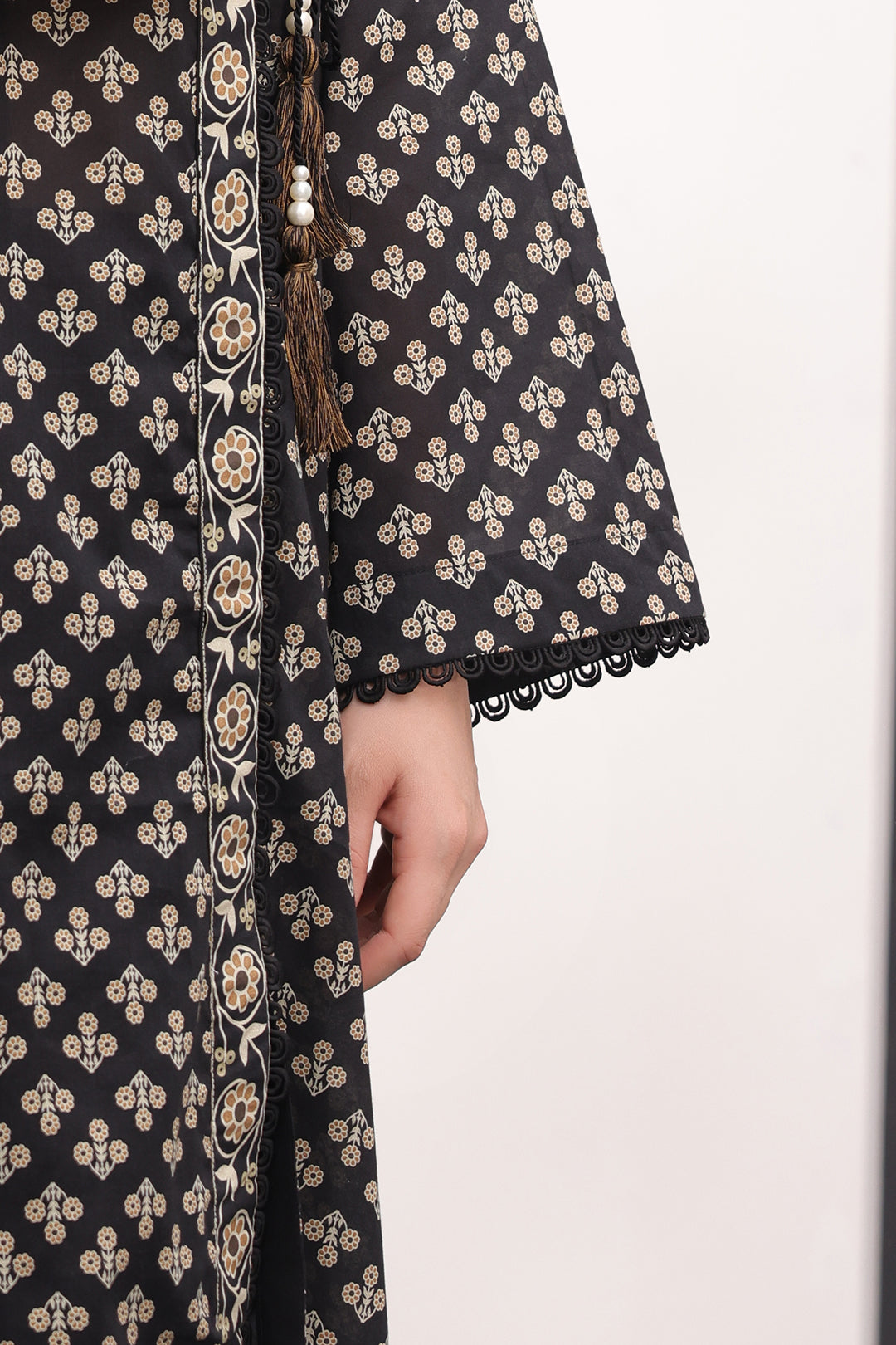 Zellbury | Unstitched 3 Piece Lawn | Shirt Shalwar Dupatta - 1507 - House Of Hania