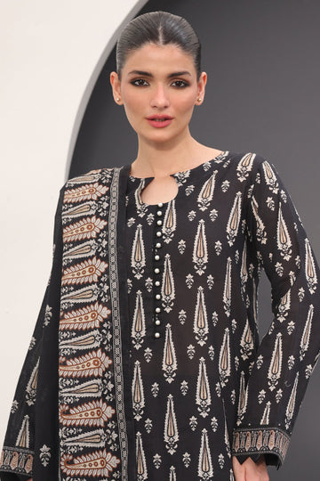 Zellbury | Unstitched 3 Piece Lawn | Shirt Shalwar Dupatta - 1517 - House Of Hania