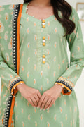 Zellbury | Unstitched 3 Piece Lawn | Shirt Shalwar Dupatta - 1572 - House Of Hania
