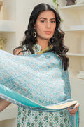Zellbury | Unstitched 3 Piece Lawn | Shirt Shalwar Dupatta - 1663 - House Of Hania