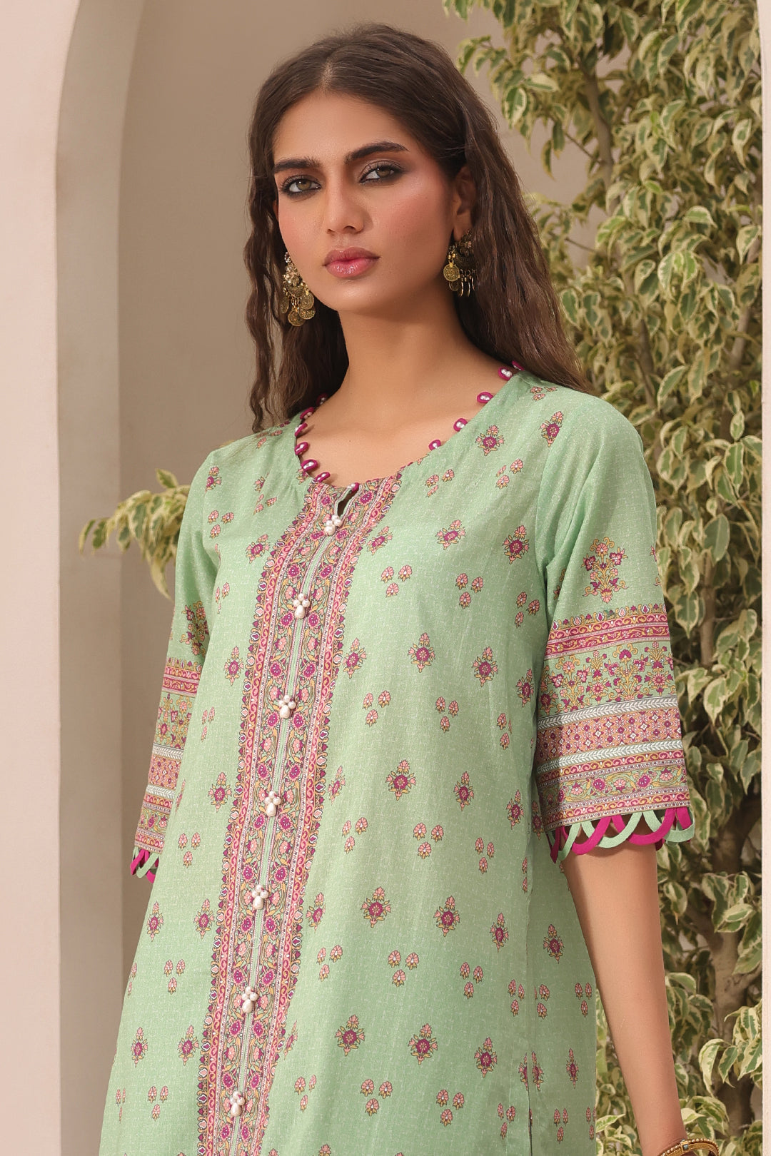 Zellbury | Unstitched 3 Piece Lawn | Shirt Shalwar Dupatta - 1669 - House Of Hania