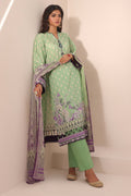 Zellbury | Unstitched 3 Piece Lawn | Shirt Shalwar Dupatta - 1696 - House Of Hania