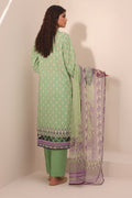 Zellbury | Unstitched 3 Piece Lawn | Shirt Shalwar Dupatta - 1696 - House Of Hania