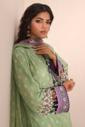 Zellbury | Unstitched 3 Piece Lawn | Shirt Shalwar Dupatta - 1696 - House Of Hania