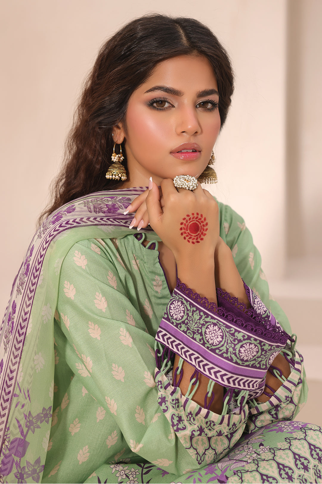 Zellbury | Unstitched 3 Piece Lawn | Shirt Shalwar Dupatta - 1696 - House Of Hania