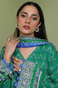 Zellbury | Unstitched 3 Piece Lawn | Shirt Shalwar Dupatta - 1697 - House Of Hania
