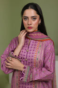 Zellbury | Unstitched 3 Piece Lawn | Shirt Shalwar Dupatta - 1718 - House Of Hania