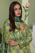 Zellbury | Unstitched 3 Piece Lawn | Shirt Shalwar Dupatta - 1720 - House Of Hania