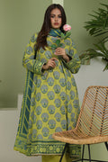 Zellbury | Unstitched 3 Piece Lawn | Shirt Shalwar Dupatta - 1720 - House Of Hania