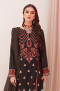 Zellbury | Unstitched 3 Piece Raw Silk | Embroidered Shirt Shalwar Dupatta - 0357 - House Of Hania