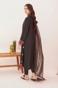 Zellbury | Unstitched 3 Piece Raw Silk | Embroidered Shirt Shalwar Dupatta - 0357 - House Of Hania