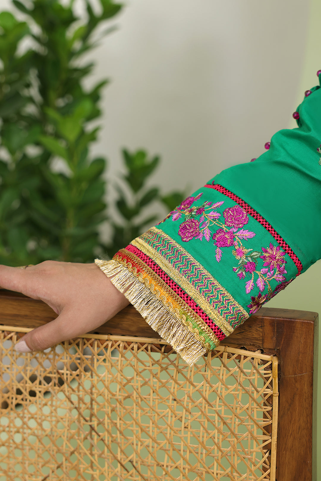Zellbury | Unstitched 3 Piece Slub | Embroidered Shirt Shalwar Dupatta - 1283 - House Of Hania