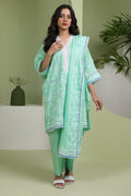 Zellbury | Unstitched 3 Piece Slub | Shirt Shalwar Dupatta - 1240 - House Of Hania