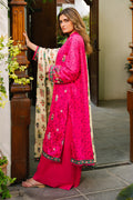 Zellbury | Unstitched 3 Piece Viscose | Embroidered Shirt Shalwar Dupatta - 0227 - House Of Hania