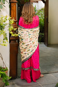Zellbury | Unstitched 3 Piece Viscose | Embroidered Shirt Shalwar Dupatta - 0227 - House Of Hania
