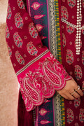 Zellbury | Unstitched 3 Piece Viscose | Embroidered Shirt Shalwar Dupatta - 0228 - House Of Hania