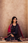 Zellbury | Unstitched 3 Piece Viscose | Embroidered Shirt Shalwar Dupatta - 0314 - House Of Hania