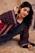Zellbury | Unstitched 3 Piece Viscose | Embroidered Shirt Shalwar Dupatta - 0314 - House Of Hania