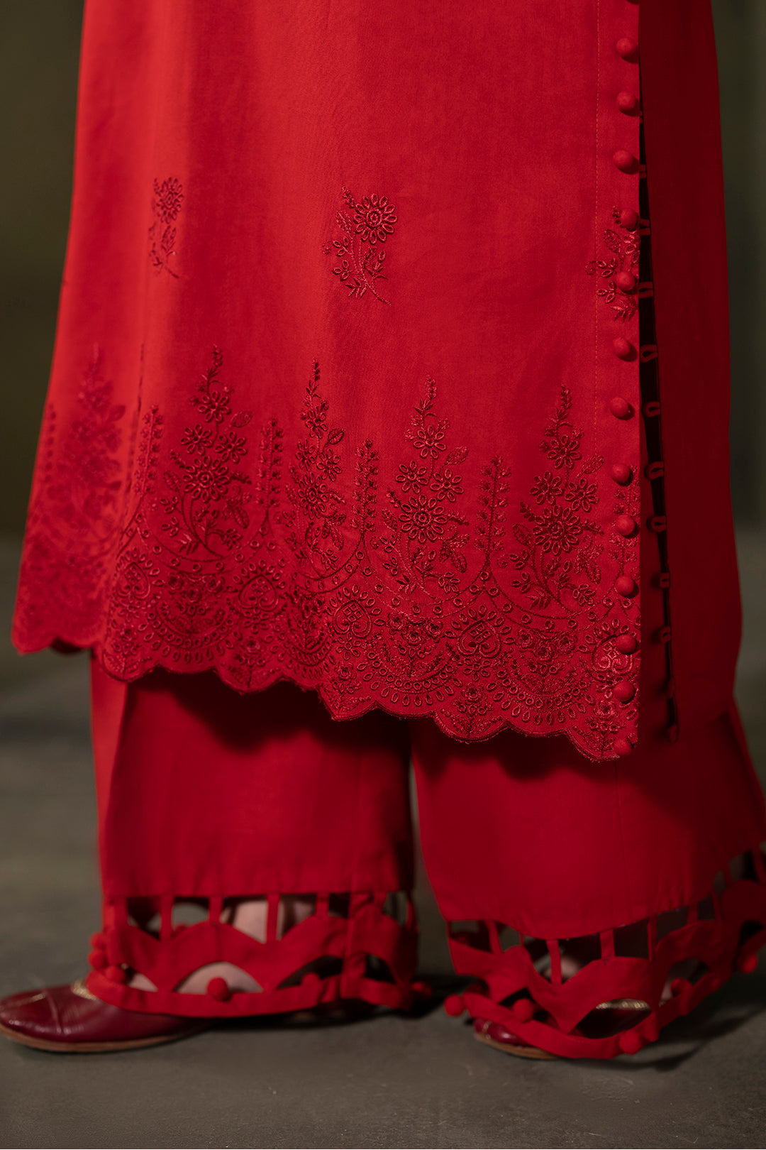 Zellbury | Unstitched 3 Piece Viscose | Embroidered Shirt Shalwar Dupatta - 0324 - House Of Hania