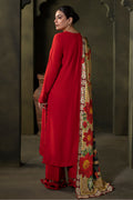 Zellbury | Unstitched 3 Piece Viscose | Embroidered Shirt Shalwar Dupatta - 0324 - House Of Hania