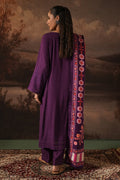Zellbury | Unstitched 3 Piece Viscose | Embroidered Shirt Shalwar Shawl - 0248 - House Of Hania
