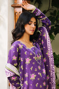 Zellbury | Unstitched 3 Piece Viscose | Shirt Shalwar Dupatta - 0188 - House Of Hania