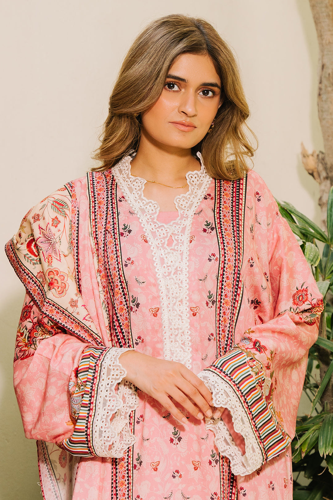 Zellbury | Unstitched 3 Piece Viscose | Shirt Shalwar Dupatta - 0199 - House Of Hania