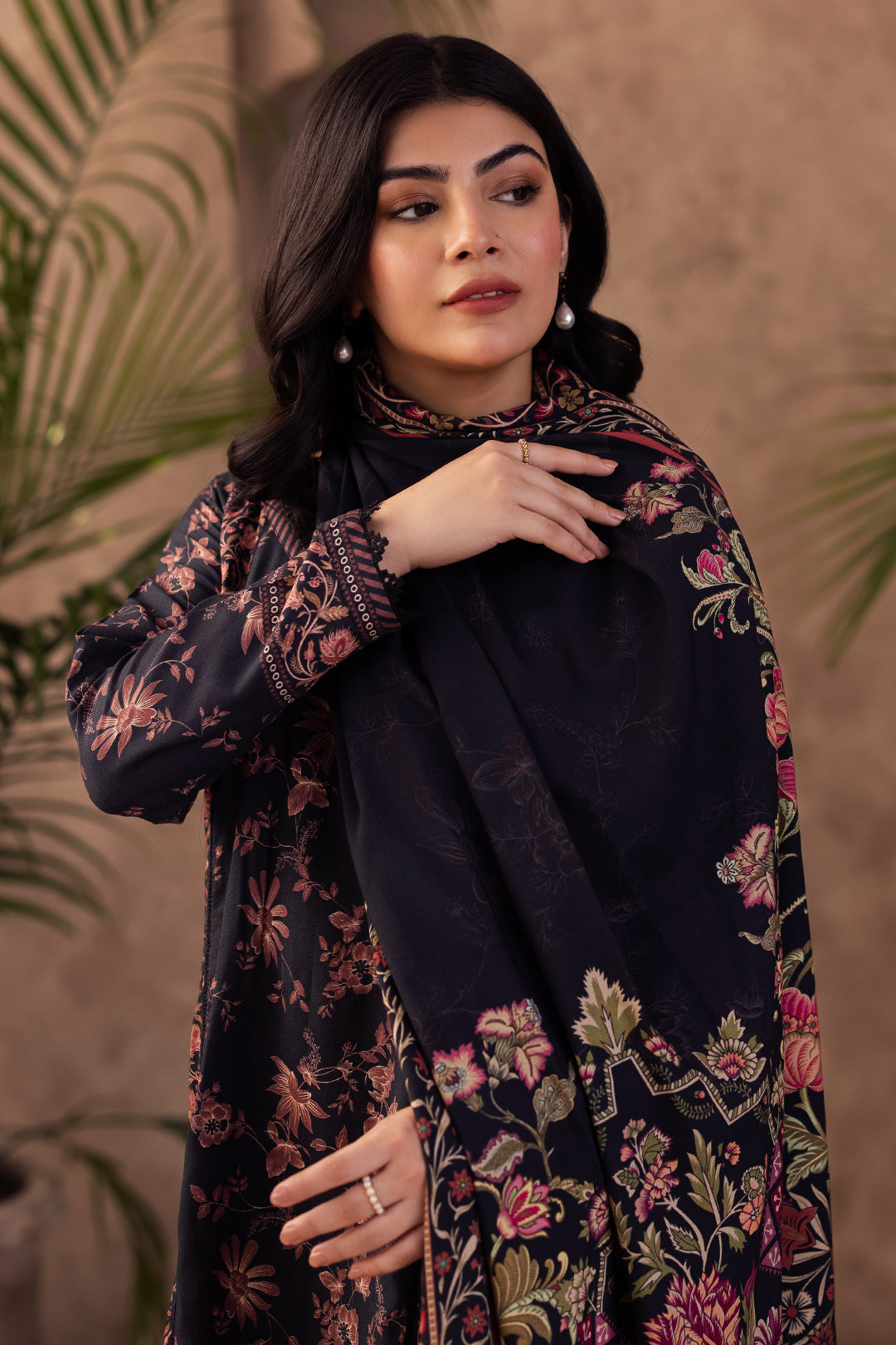 Zellbury | Unstitched 3 Piece Viscose | Shirt Shalwar Dupatta - 0200 - House Of Hania