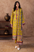 Zellbury | Unstitched 3 Piece Viscose | Shirt Shalwar Dupatta - 0201 - House Of Hania