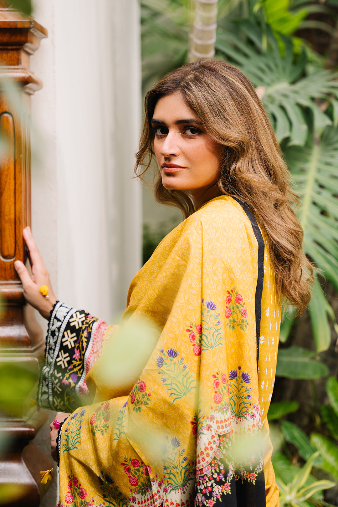 Zellbury | Unstitched 3 Piece Viscose | Shirt Shalwar Dupatta - 0205 - House Of Hania