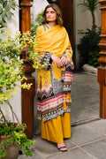 Zellbury | Unstitched 3 Piece Viscose | Shirt Shalwar Dupatta - 0205 - House Of Hania