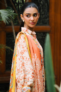 Zellbury | Unstitched 3 Piece Viscose | Shirt Shalwar Dupatta - 0207 - House Of Hania