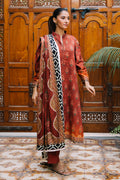 Zellbury | Unstitched 3 Piece Viscose | Shirt Shalwar Dupatta - 0208 - House Of Hania