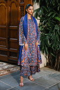 Zellbury | Unstitched 3 Piece Viscose | Shirt Shalwar Dupatta - 0215 - House Of Hania