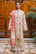 Zellbury | Unstitched 3 Piece Viscose | Shirt Shalwar Dupatta - 0216 - House Of Hania