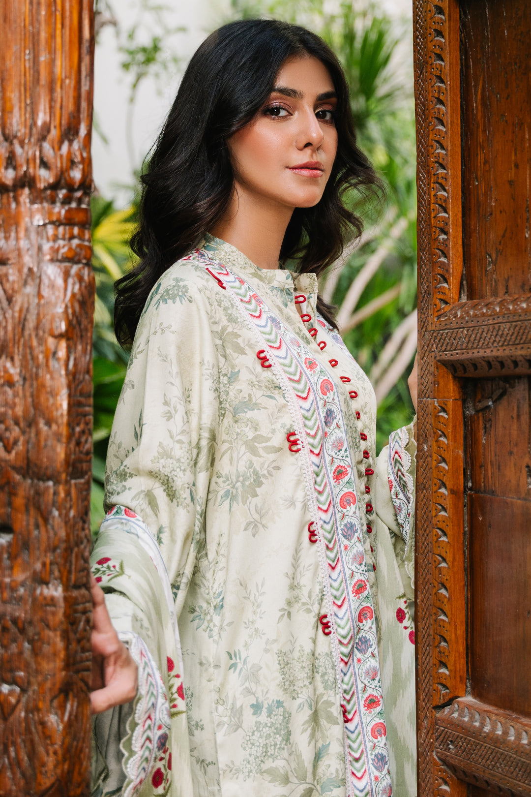 Zellbury | Unstitched 3 Piece Viscose | Shirt Shalwar Dupatta - 0278 - House Of Hania