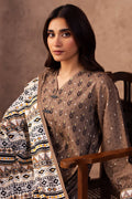 Zellbury | Unstitched 3 Piece Viscose | Shirt Shalwar Dupatta - 0293 - House Of Hania