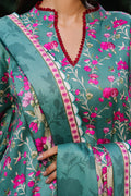 Zellbury | Unstitched 3 Piece Viscose | Shirt Shalwar Dupatta - 0296 - House Of Hania