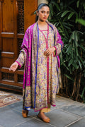 Zellbury | Unstitched 3 Piece Viscose | Shirt Shalwar Dupatta - 0297 - House Of Hania