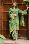 Zellbury | Unstitched 3 Piece Viscose | Shirt Shalwar Dupatta - 0305 - House Of Hania