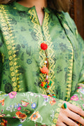 Zellbury | Unstitched 3 Piece Viscose | Shirt Shalwar Dupatta - 0305 - House Of Hania
