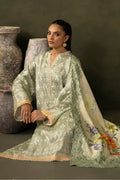 Zellbury | Unstitched 3 Piece Viscose | Shirt Shalwar Dupatta - 0306 - House Of Hania