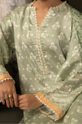Zellbury | Unstitched 3 Piece Viscose | Shirt Shalwar Dupatta - 0306 - House Of Hania