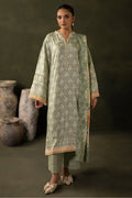 Zellbury | Unstitched 3 Piece Viscose | Shirt Shalwar Dupatta - 0306 - House Of Hania